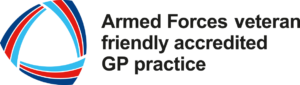 Armed Forces veteran friendly accredited gp practice logo