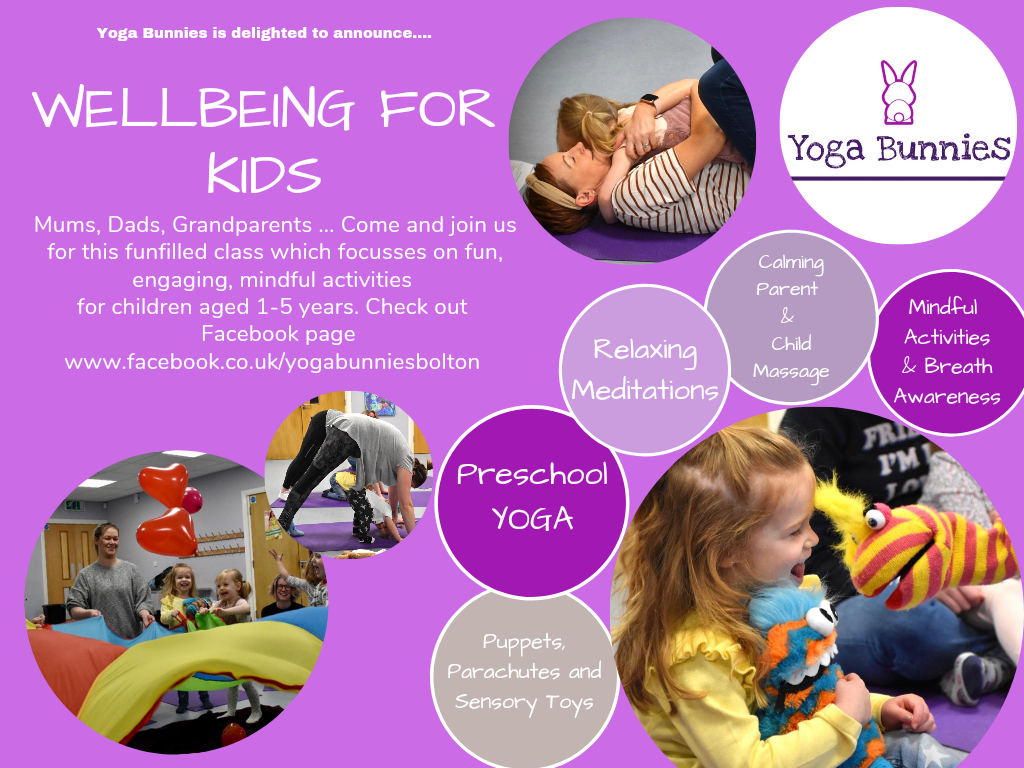 wellbeing classes for children poster