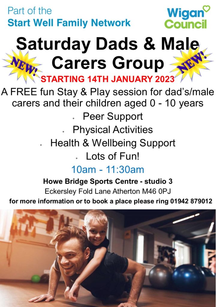 dads and carers support group poster