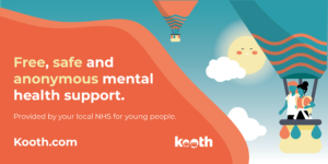 mental health support for young people poster