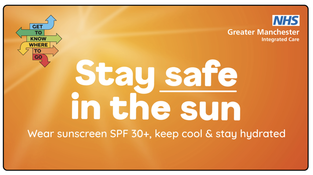 stay safe in the sun poster