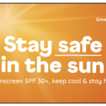 stay safe in the sun poster